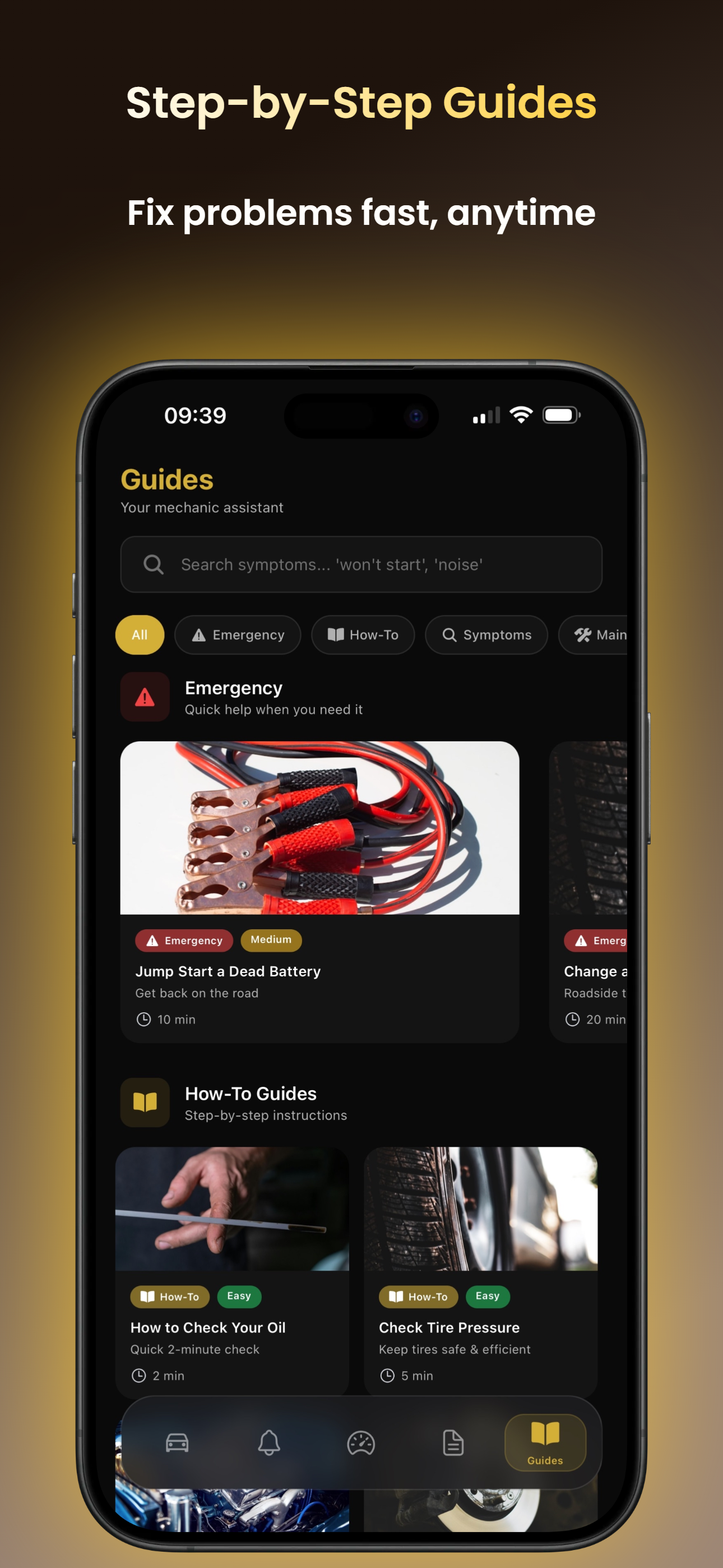 AutoVault guides - step-by-step repair guides